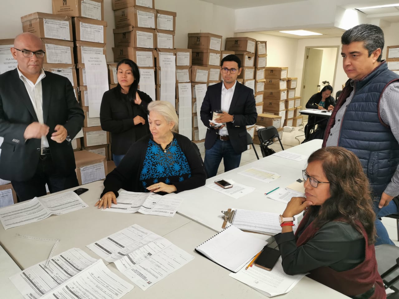 SESIONA ÓRGANO AUXILIAR LOS RESULTADOS DE LA ELECCIÓN