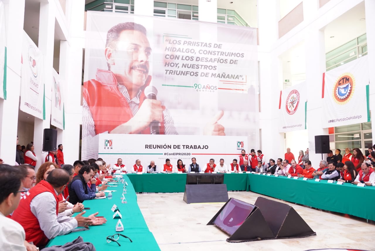 ARRANCA EL PRI PREPARATIVOS PARA ASEGURAR TRIUNFO EN HIDALGO