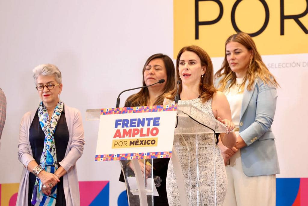 Condenan secretarias generales del PAN, PRI y PRD violencia política de género desde Palacio Nacional