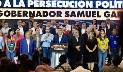 ACUSAN PAN, PRI Y PRD CAMPAÑA DE INTIMIDACIÓN DE SAMUEL GARCÍA CONTRA OPOSITORES