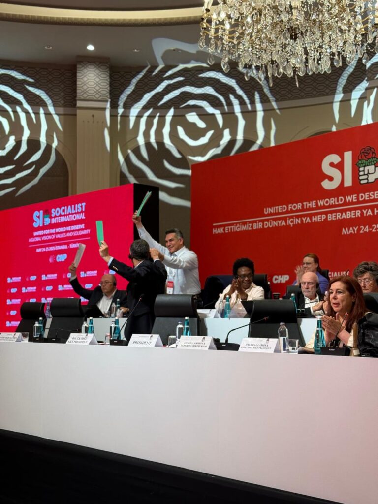 LA INTERNACIONAL SOCIALISTA CONDENA LA INJERENCIA DEL CRIMEN ORGANIZADO EN ESTRUCTURAS GUBERNAMENTALES