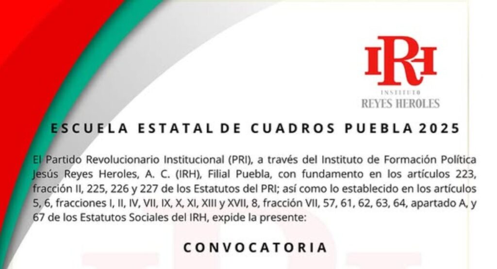 LANZA PRI ESCUELA DE CUADROS PARA NUEVOS LÍDERES
