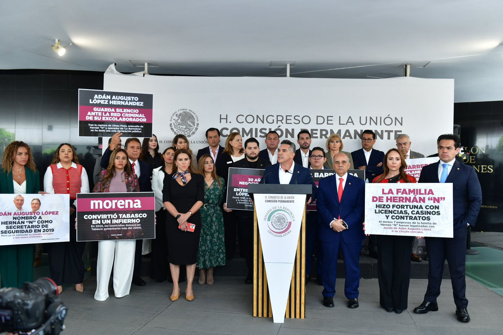 DENUNCIA PRI ANTE FGR A ADÁN AUGUSTO, AMLO, ANDY LÓPEZ BELTRÁN, GOBERNADORES Y EX GOBERNADORES DE MORENA POR VÍNCULOS CON EL CRIMEN ORGANIZADO