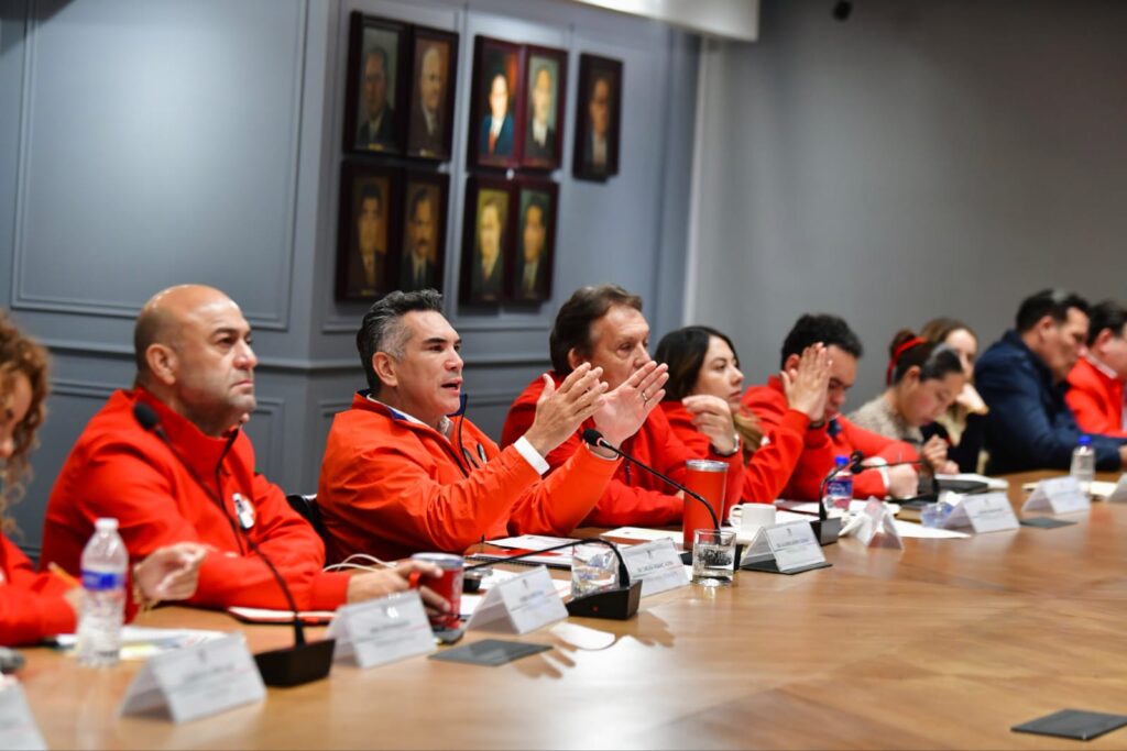 SE REÚNE ALEJANDRO MORENO CON LAS ESTRUCTURAS DEL PRI EN LAS 32 ENTIDADES FEDERATIVAS