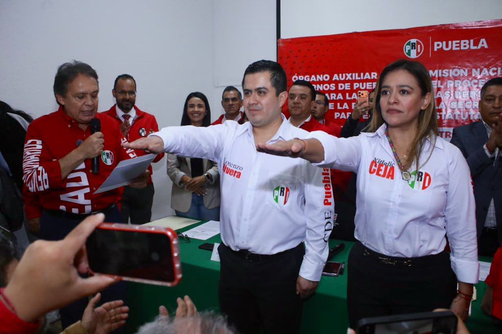 RINDE PROTESTA NUEVA DIRIGENCIA DEL PRI PUEBLA PARA EL PERIODO 2025-2029