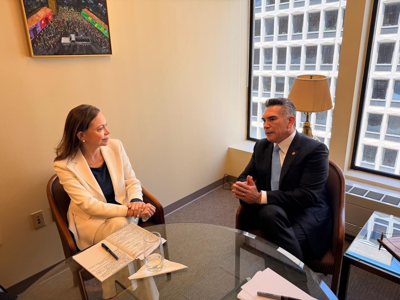 ALEJANDRO MORENO Y MARÍA CORINA MACHADO: UNIDAD FRENTE AL AUTORITARISMO