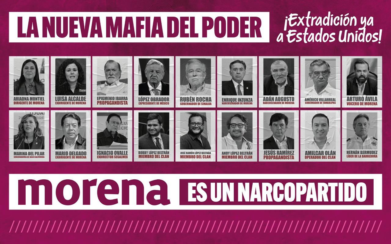 SOLICITA PRI A EU DECLARAR A MORENA COMO ORGANIZACIÓN TERRORISTA
