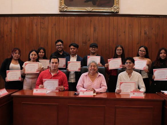 JÓVENES PARTICIPAN EN CABILDO JUVENIL IMPULSADO POR RJXM EN SAN PEDRO CHOLULA