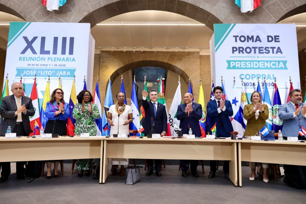 RINDE PROTESTA ALEJANDRO MORENO COMO PRESIDENTE DE LA COPPPAL PARA EL PERIODO 2026-2030