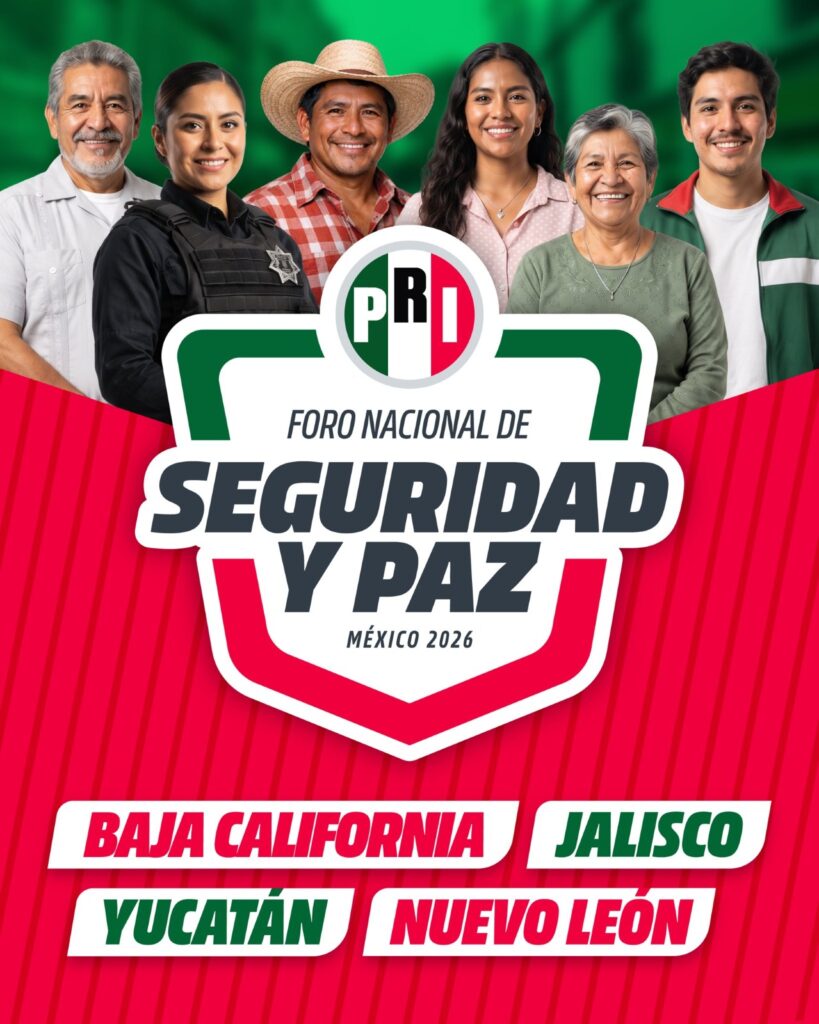 PRI LLEVARÁ A CABO “DIÁLOGOS POR LA SEGURIDAD”
