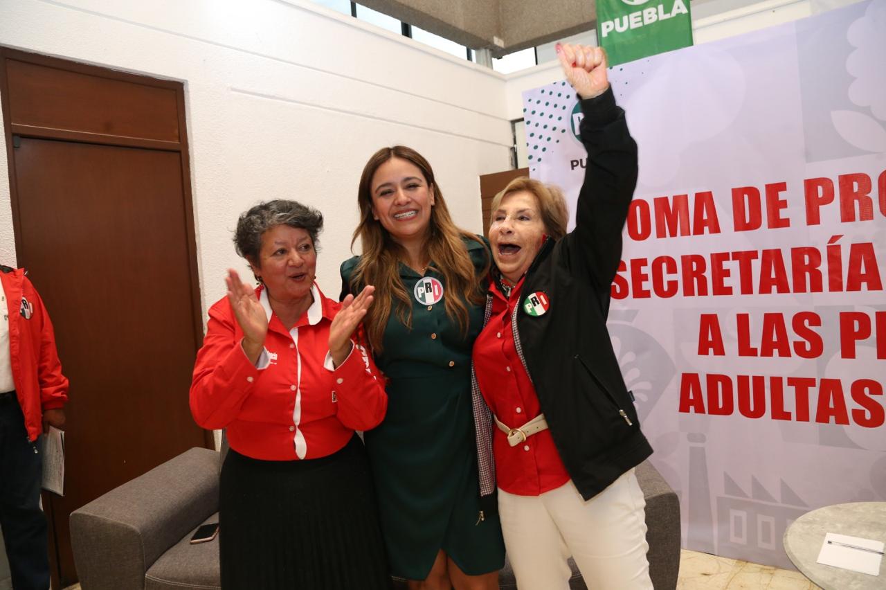 EL PRI REAFIRMA SU COMPROMISO CON LAS PERSONAS ADULTAS MAYORES EN PUEBLA
