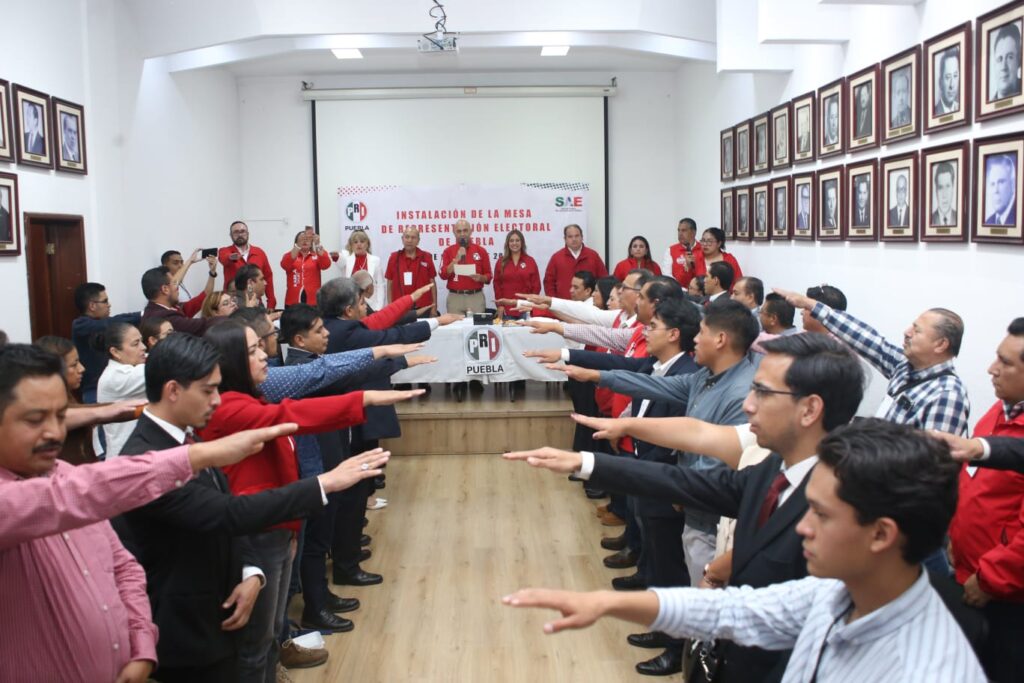 RUMBO A LOS PRÓXIMOS COMICIOS FEDERALES, PRI PUEBLA INSTALA LA MESA DE REPRESENTACIÓN ELECTORAL