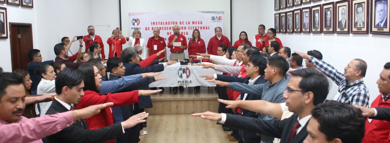 RUMBO A LOS PRÓXIMOS COMICIOS FEDERALES, PRI PUEBLA INSTALA LA MESA DE REPRESENTACIÓN ELECTORAL