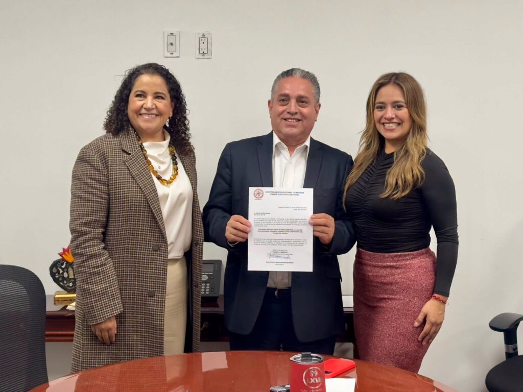 REAFIRMA CNC COMPROMISO DE TRABAJAR POR EL CAMPO POBLANO
