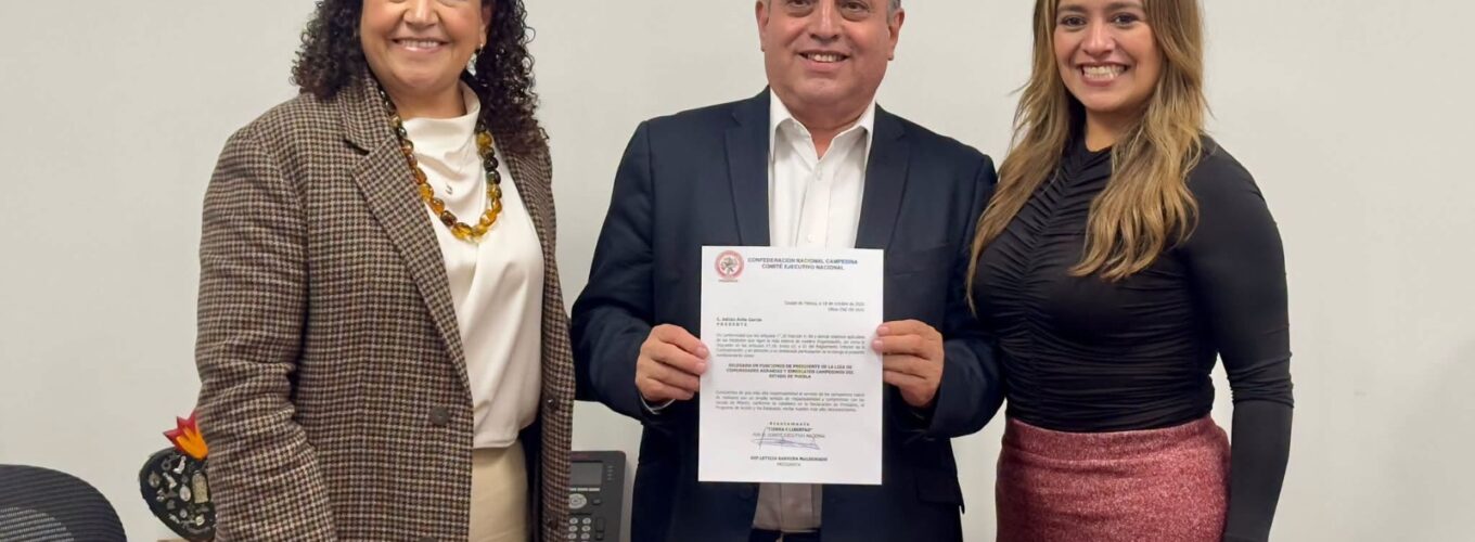 REAFIRMA CNC COMPROMISO DE TRABAJAR POR EL CAMPO POBLANO